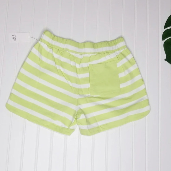 NWT Crown & Ivy Striped Floral Soft Knit Shorts XS - Picture 2 of 2